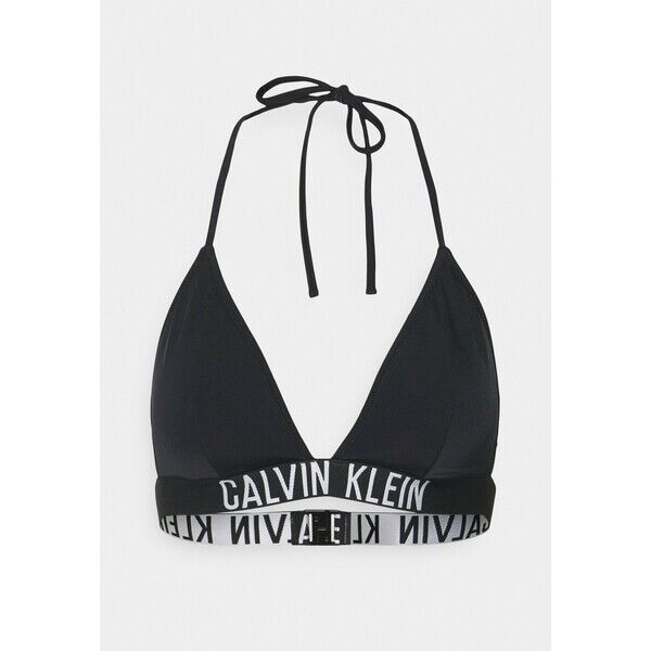 Calvin Klein Swimwear INTENSE POWER TRIANGLE Góra od bikini black C1781J029