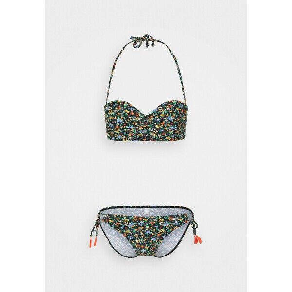 Buffalo WIRE BANDEAU SET Bikini black BU381L018