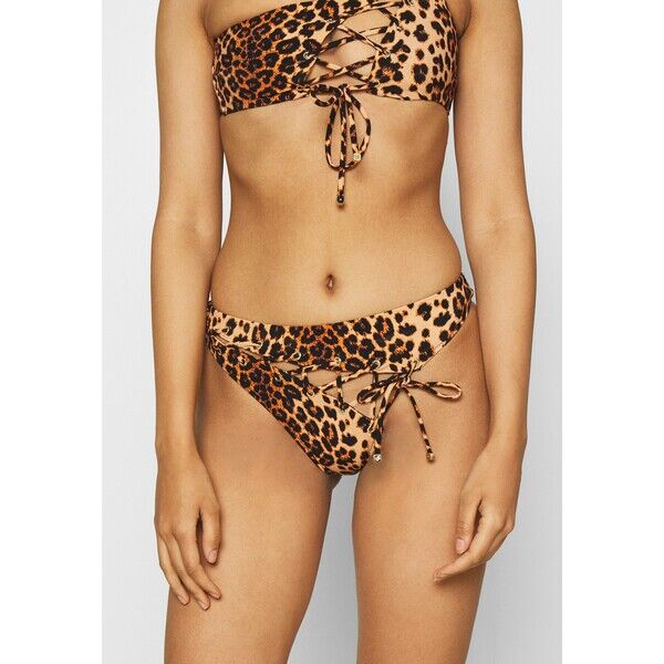 Agent Provocateur MARNEY BRIEF LEOPARD Dół od bikini beige AG181I00I