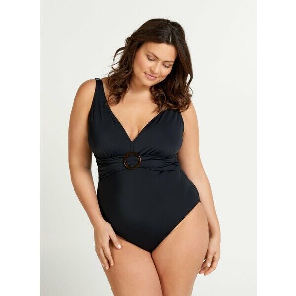 Zizzi SWIMSUIT Kostium kąpielowy black Z1781G00Z