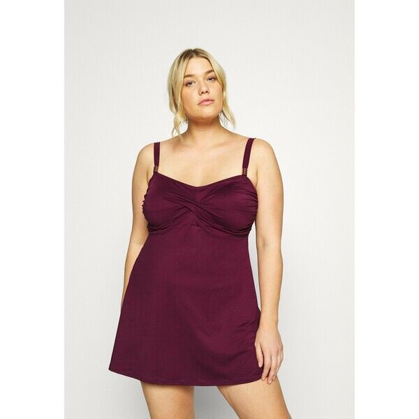 Evans ESSENTIAL SWIMDRESS Góra od bikini berry EW281G00P
