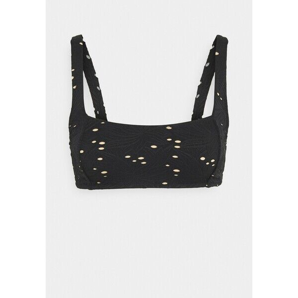 Rhythm IVY BANDEAU CROP Góra od bikini black 2RH81J00X