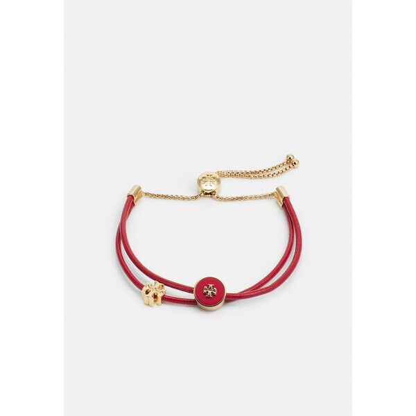 Tory Burch KIRA SLIDER BRACELET Bransoletka gold-coloured/ brilliant red T0751L034