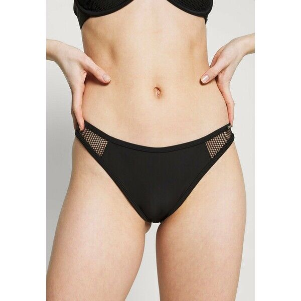 Boux Avenue ZANTE INSERT HIGH LEG BRAZILIAN BRIEF Dół od bikini black BOF81I00O