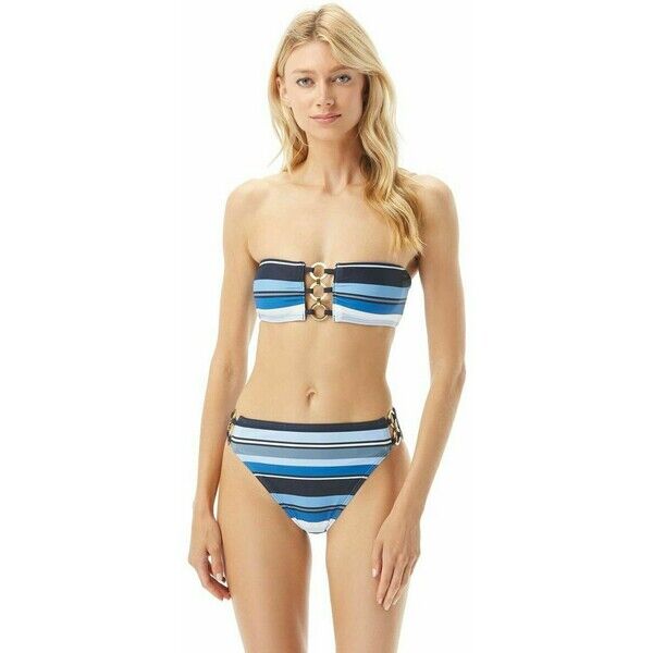 MICHAEL Michael Kors Dół od bikini navy multi MK181I00Q