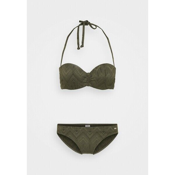 Buffalo WIRE BANDEAU SET Bikini oliv BU381L00O