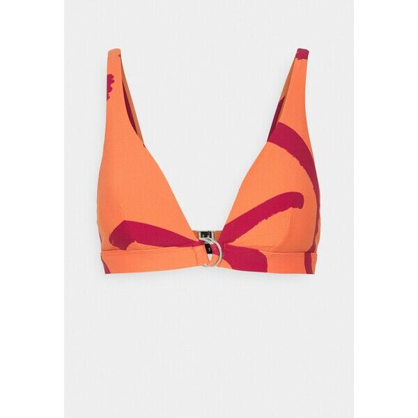 Seafolly NEW WAVE LONGLINE Góra od bikini spicy orange S1981J09L