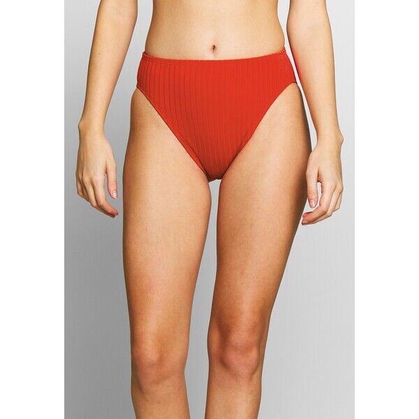 MICHAEL Michael Kors SOLID HIGH WAIST BOTTOM Dół od bikini persimmon MK181I00D