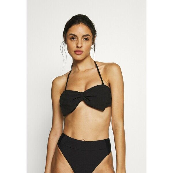 NA-KD BIG BOW Góra od bikini black NAA81J00E