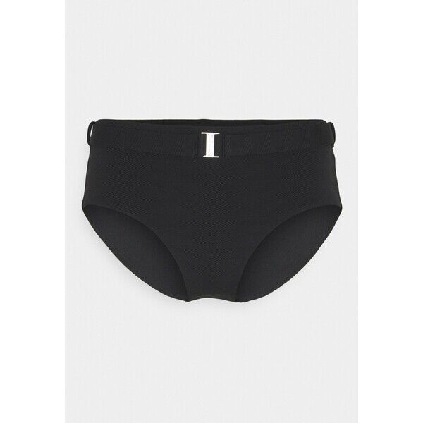 Seafolly SEASIDE SOIREE WIDE SIDE RETRO Dół od bikini black S1981I072