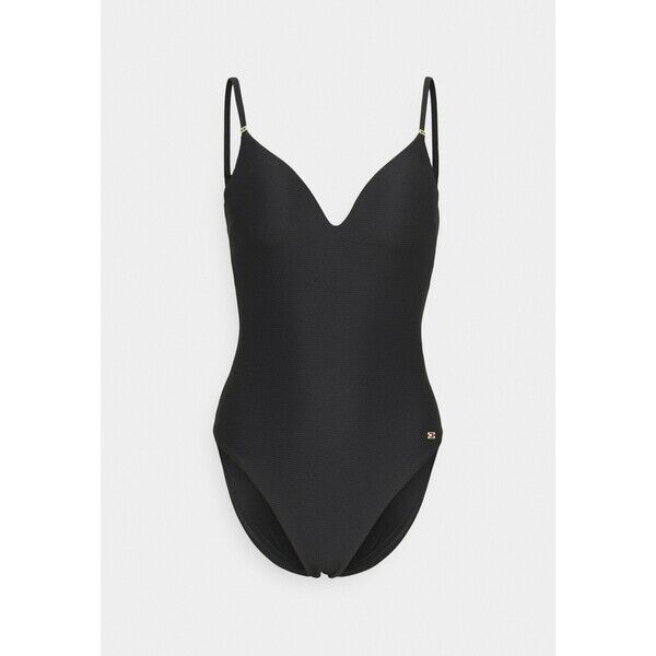 Tommy Hilfiger SOLID ONE PIECE Kostium kąpielowy black TO181G01I