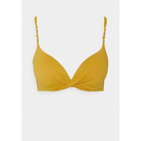 Women Secret PLAIN Góra od bikini mustard WS581J01G