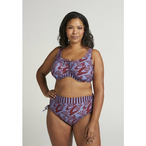 Zizzi Dół od bikini bordeaux Z1781I01F