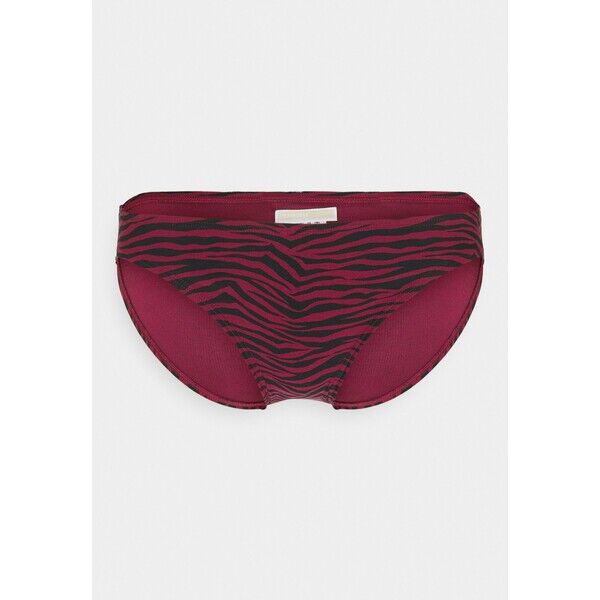 MICHAEL Michael Kors ZEBRA CLASSIC BOTTOM Dół od bikini ruby MK181I010