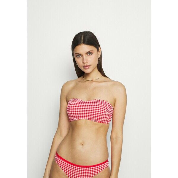 Seafolly CHECK IN BUSTIER BANDEAU Góra od bikini chilli S1981J08U