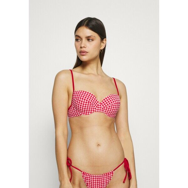 Guess BALCONETTE Góra od bikini vichy red GU181J02S