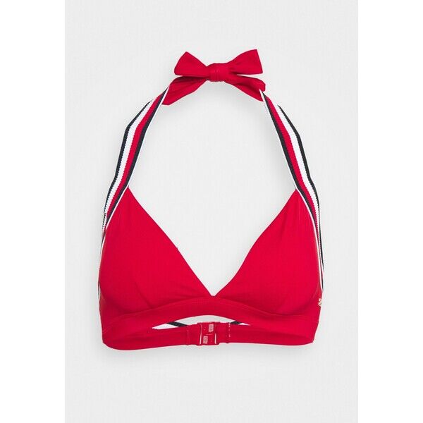Tommy Hilfiger CORE SIGNATURE TRIANGLE FIXED Góra od bikini primary red TO181J02V