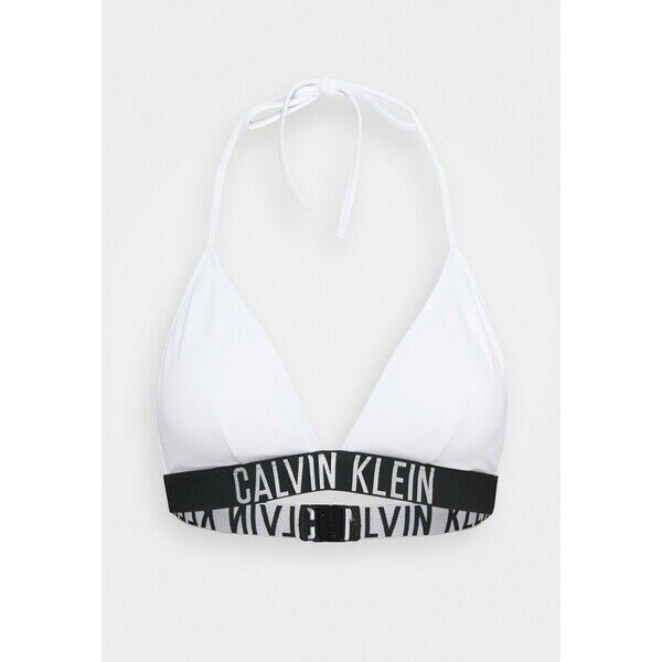 Calvin Klein Swimwear INTENSE POWER TRIANGLE Góra od bikini classic white C1781J029
