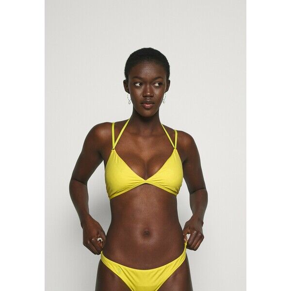 Polo Ralph Lauren PLUNGE BACK BRA Góra od bikini lemon PO281J00T