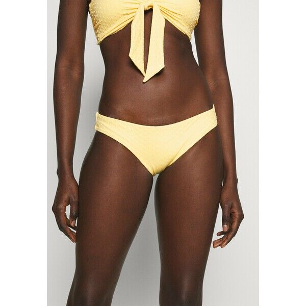 Seafolly SPLASH DOT HIPSTER Dół od bikini lemon butter S1981I07B