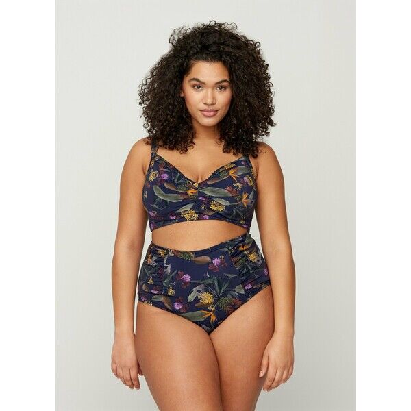 Zizzi Dół od bikini blue Z1781R00C
