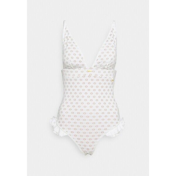 O'Neill MARGOT SWIM SUIT Kostium kąpielowy powder white ON581G00Q