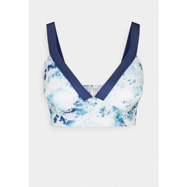 Sloggi WOMEN SHORE YAP ISLANDS Góra od bikini blue/white SL281J003