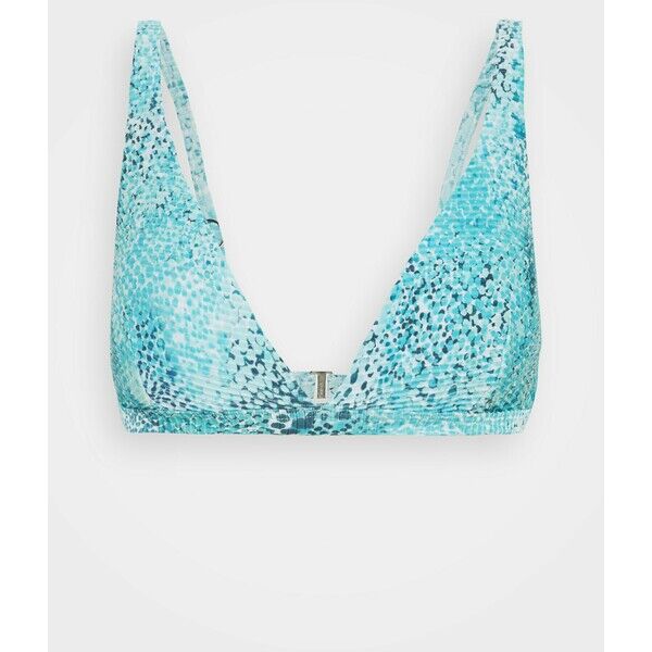 Seafolly SERPENTINE LONGLINE Góra od bikini blue grass S1981J094