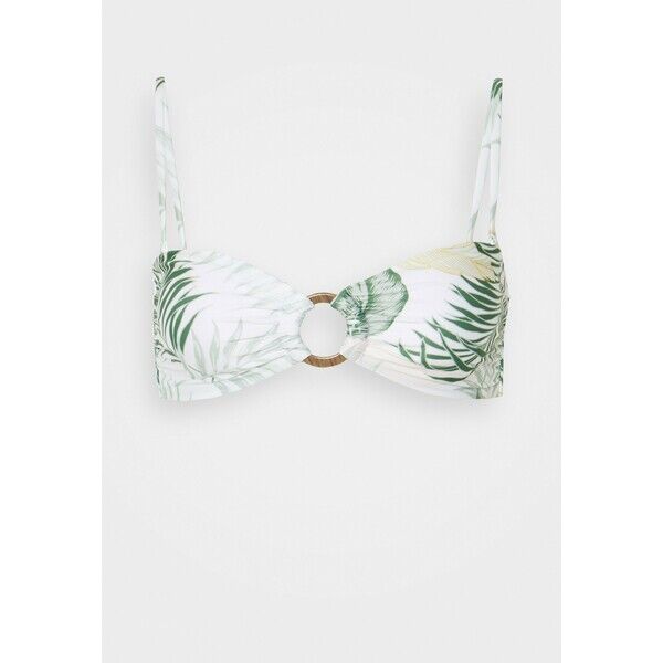 Rip Curl COASTAL PALMS BANDEAU Góra od bikini white RI781J02R