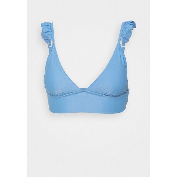 aerie LONGLINE RUFFLE Góra od bikini blue lion AEF81J00Q