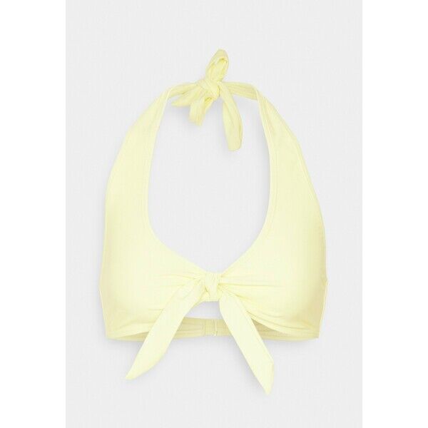 NA-KD BIG KNOT Góra od bikini yellow NAA81J00B