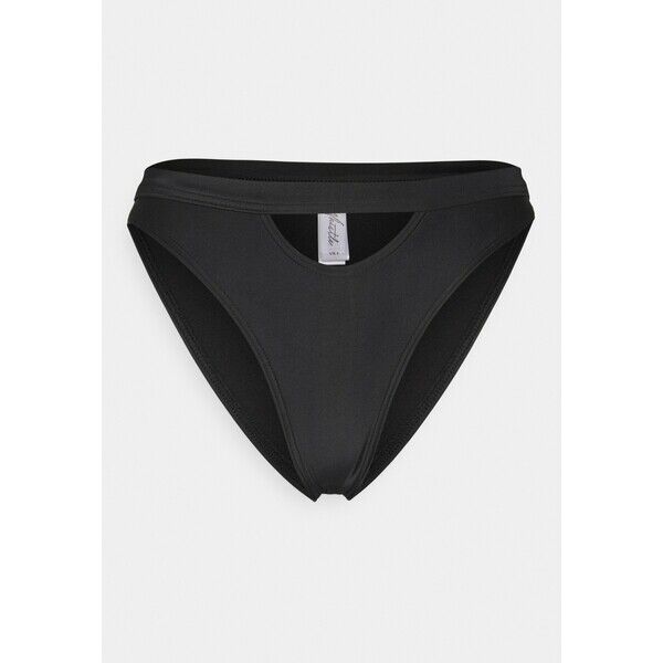 Wolf & Whistle CUT OUT HIGH LEG BRIEF Dół od bikini black WOC81I00D