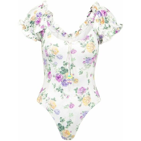 LoveShackFancy Strój kąpielowy LOVESHACKFANCY FANTASIA LW069571-spring-garden
