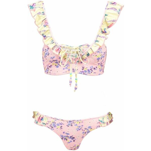 LoveShackFancy Strój kąpielowy LOVESHACKFANCY FROST LW070754-beach-blossoms