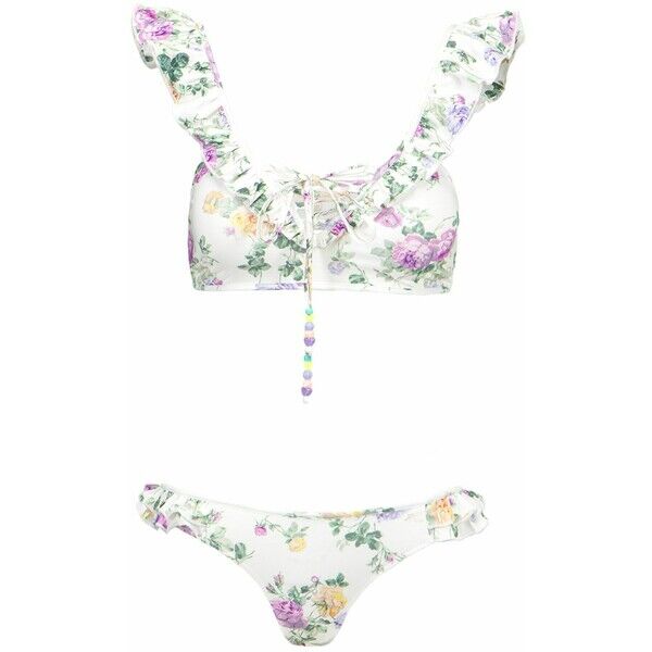 LoveShackFancy Strój kąpielowy LOVESHACKFANCY FROST LW070571-spring-garden