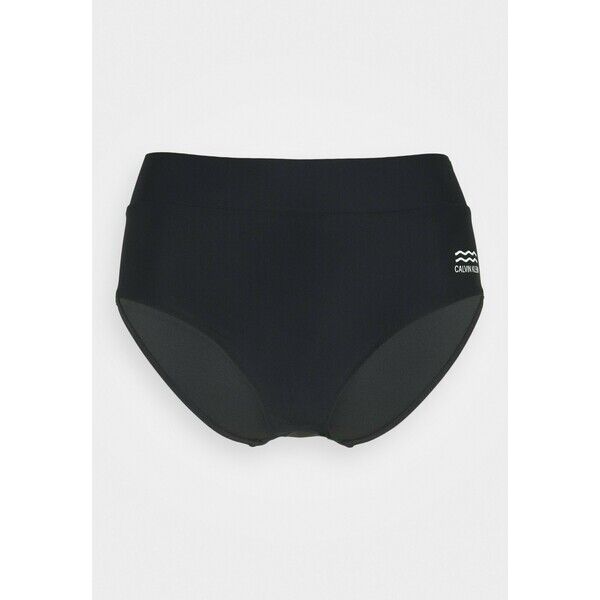 Calvin Klein Swimwear CORE POOL HIGH WAIST Dół od bikini black C1781I02E