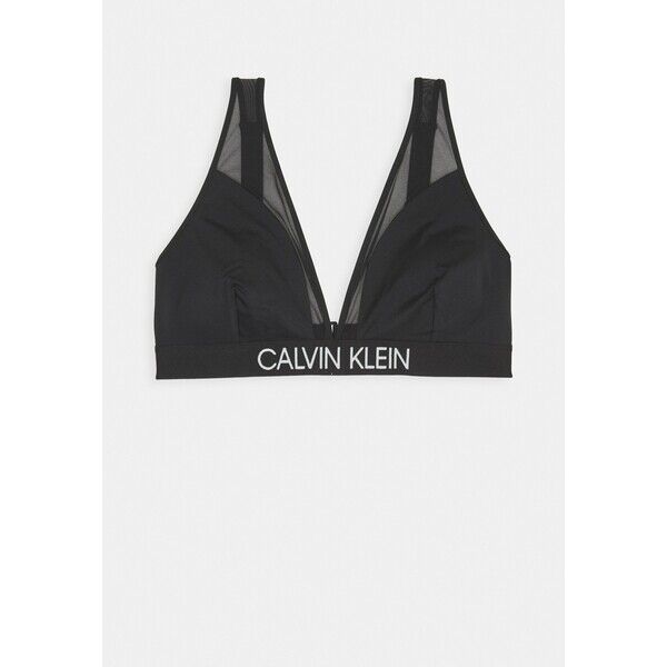 Calvin Klein Swimwear CURVE HIGH APEX TRIANGLE PLUS Góra od bikini black C1781J02L