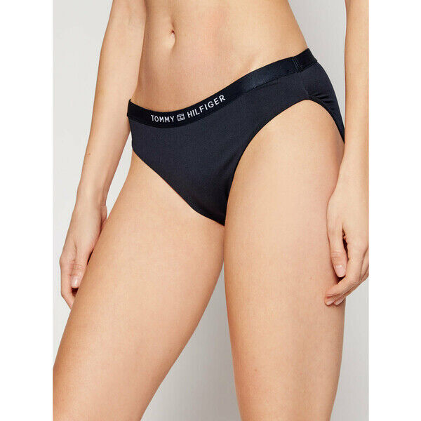 Tommy Hilfiger Dół od bikini Classic UW0UW02710 Granatowy