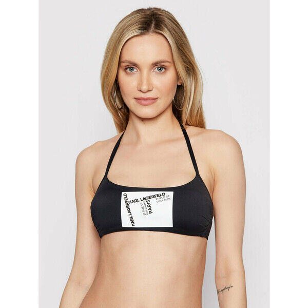 KARL LAGERFELD Góra od bikini KL20WTP23 Czarny