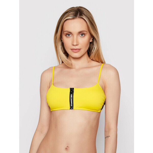KARL LAGERFELD Góra od bikini KL20WTP35 Żółty