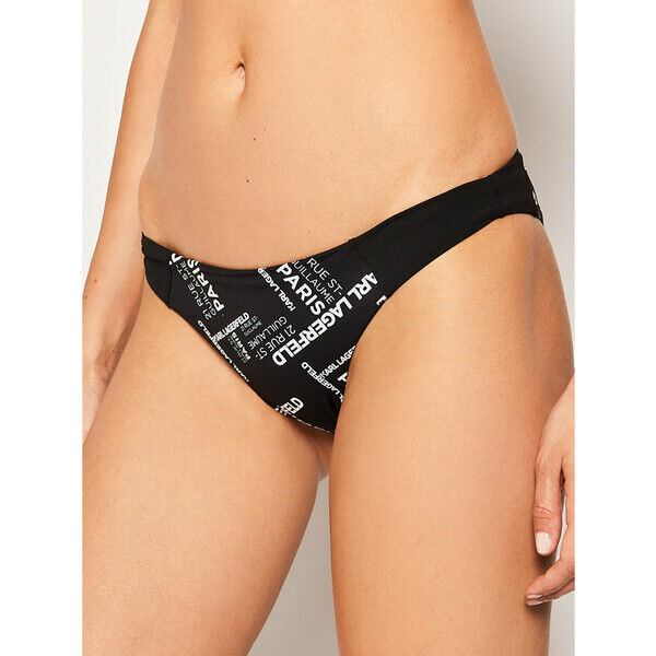 KARL LAGERFELD Dół od bikini KL20WBT21 Czarny