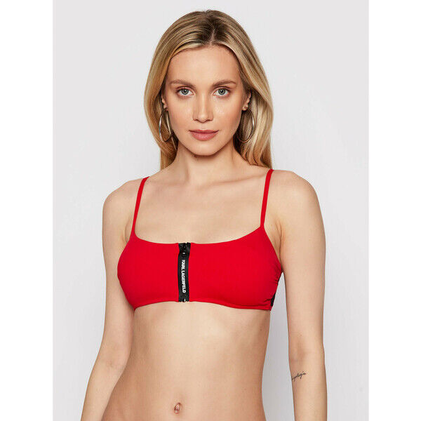 KARL LAGERFELD Góra od bikini KL20WTP35 Czerwony