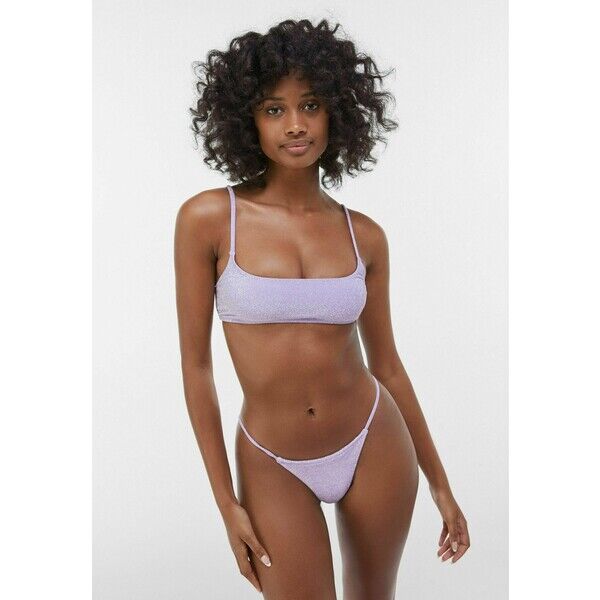 Bershka Góra od bikini mauve BEJ81J00H
