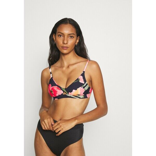Seafolly SUMMER MEMOIRS TWIST FRONT BRALETTE Góra od bikini indigo S1981J09K