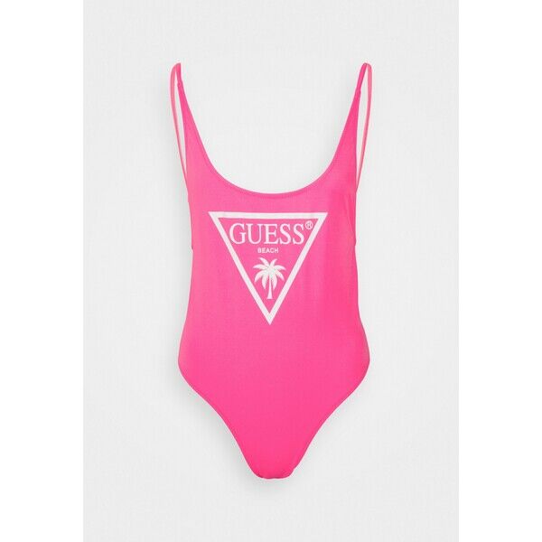 Guess ONE PIECE Kostium kąpielowy fluo fuchsia GU181G01T