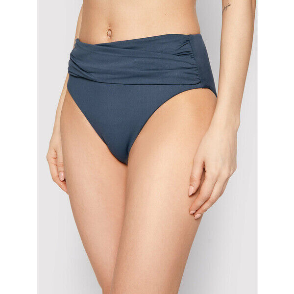 Seafolly Dół od bikini High Waist Wrap Front 40643-065 Szary