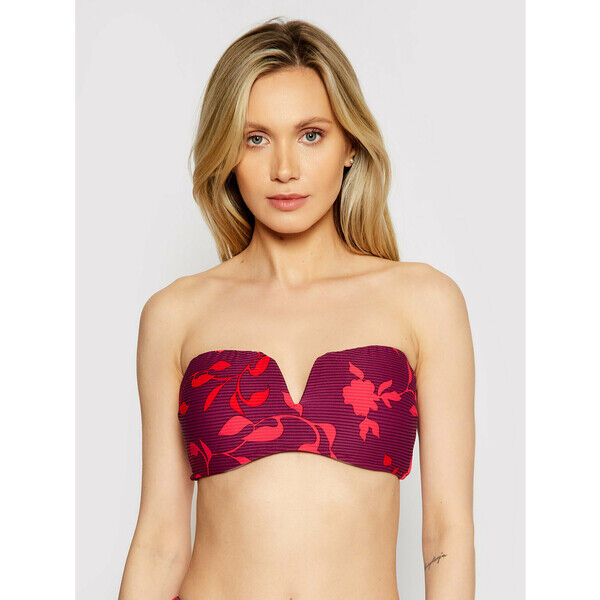 Seafolly Góra od bikini OnVacation 31154-696 Bordowy