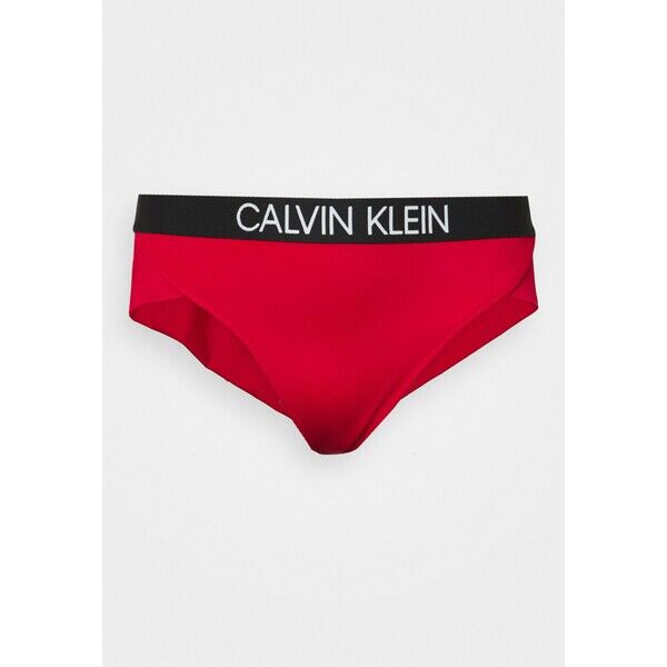 Calvin Klein Swimwear CURVE BRAZILIAN HIPSTER PLUS Dół od bikini rustic red C1781I025