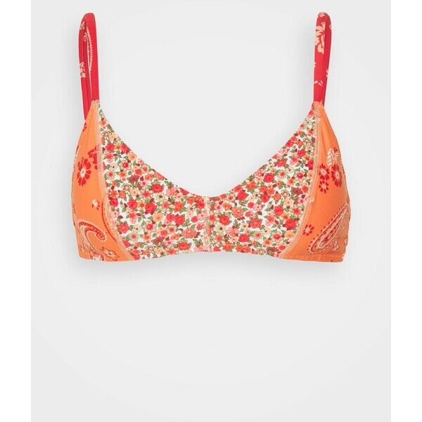 aerie SCOOP PRINT MIX Góra od bikini mascot red AEF81J00M