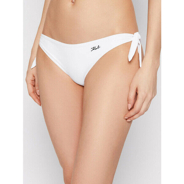 KARL LAGERFELD Dół od bikini KL20WBT12 Biały